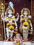 Shri Shiv-Parvati Dev and Shri Ganeshji